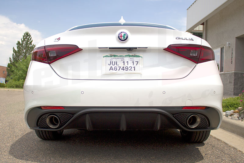 Alfa romeo deals giulia exhaust system